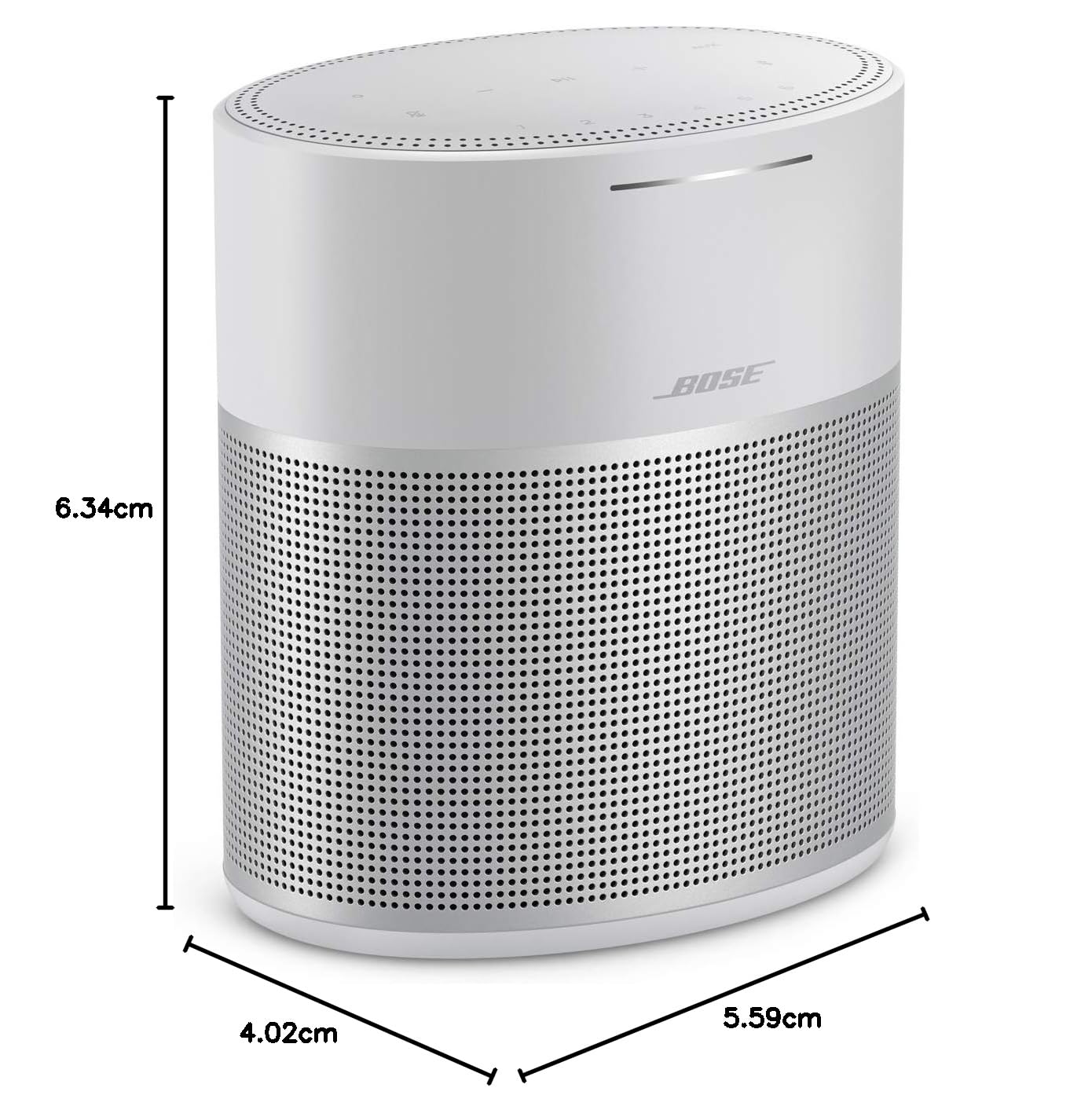 スピーカー・ウーファー Bose  Speaker 300 Bose Home Speaker 300 with Amazon Alexa Built-in, Silver : Amazon
